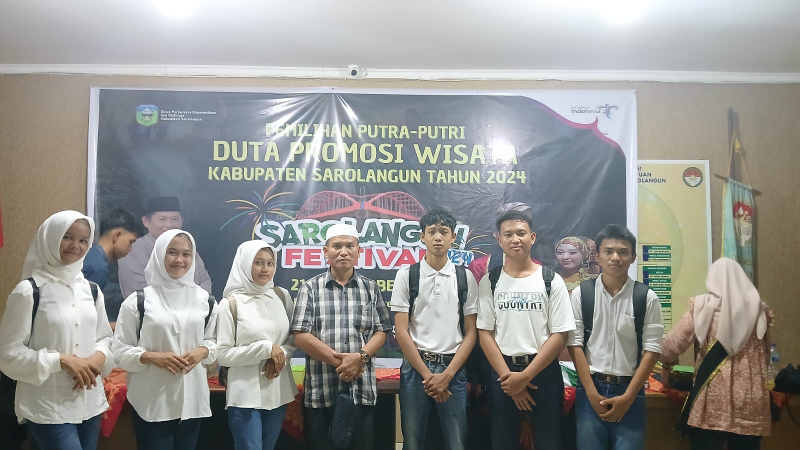 6 Siswa/i MAN 2 Sarolangun Mengikuti Pemilihan Duta Promosi Wisata Kabupaten Sarolangun