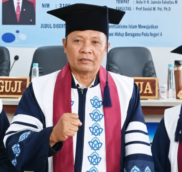 Kepala MAN 2 Sarolangun Sahudi Ramli Raih Gelar Doktor Ilmu Pendidikan