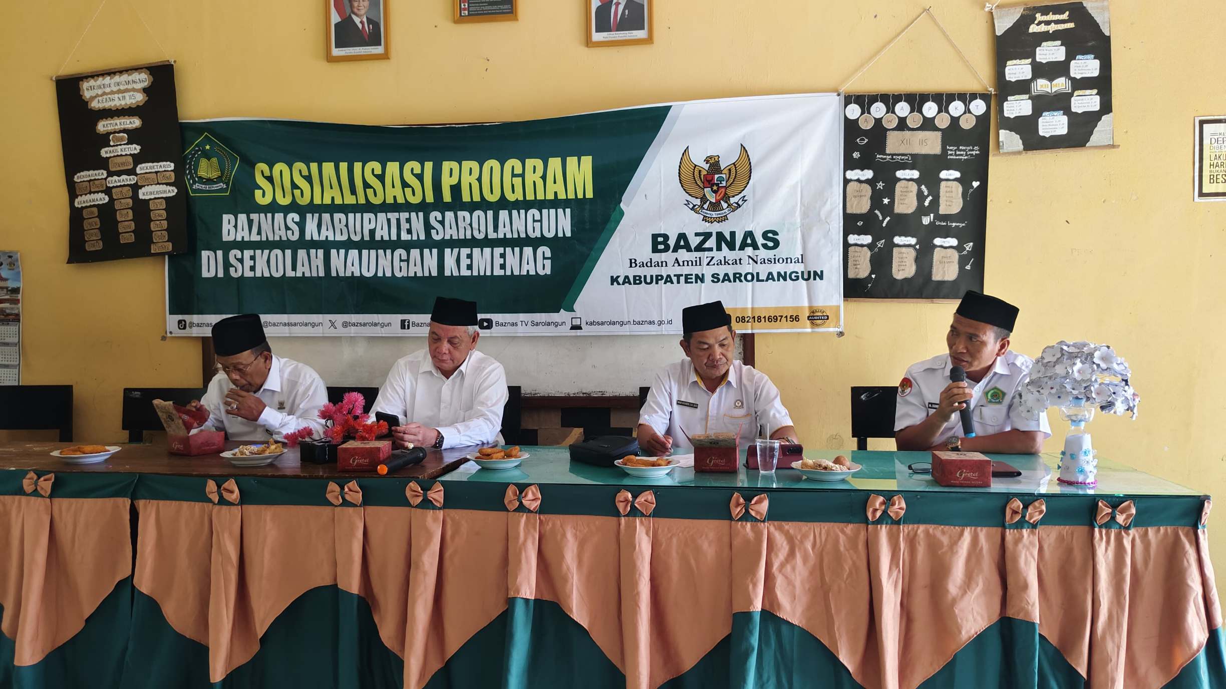 Baznas dan Kemenag Kab Sarolangun Sosialisasikan Program Baznas di MAN 2 Sarolangun