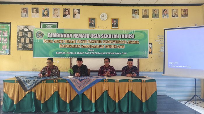 BRUS di MAN 2 Sarolangun Tekankan Pencegahan Pernikahan Dini