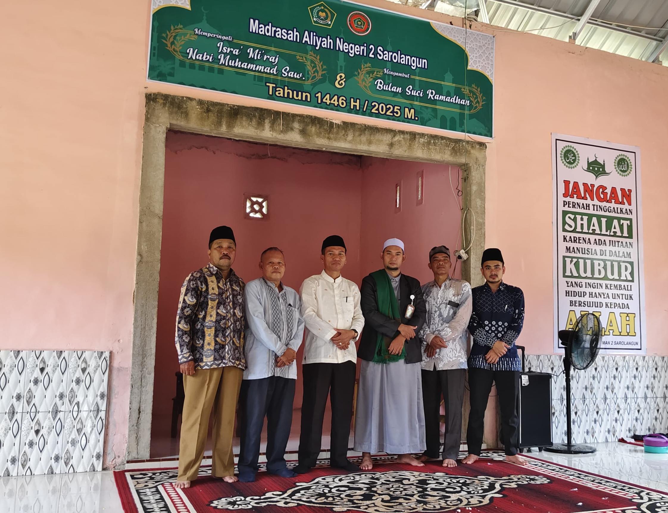MAN 2 Sarolangun Memperingati Isra'  Mi'raj dan Menyambut Bulan Suci Ramadhan